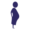 CHT Maternité Nouméa - icone d'une femme enceinte